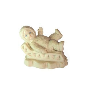 Department 56 Snowbabies Sledding‎ on Back Retired